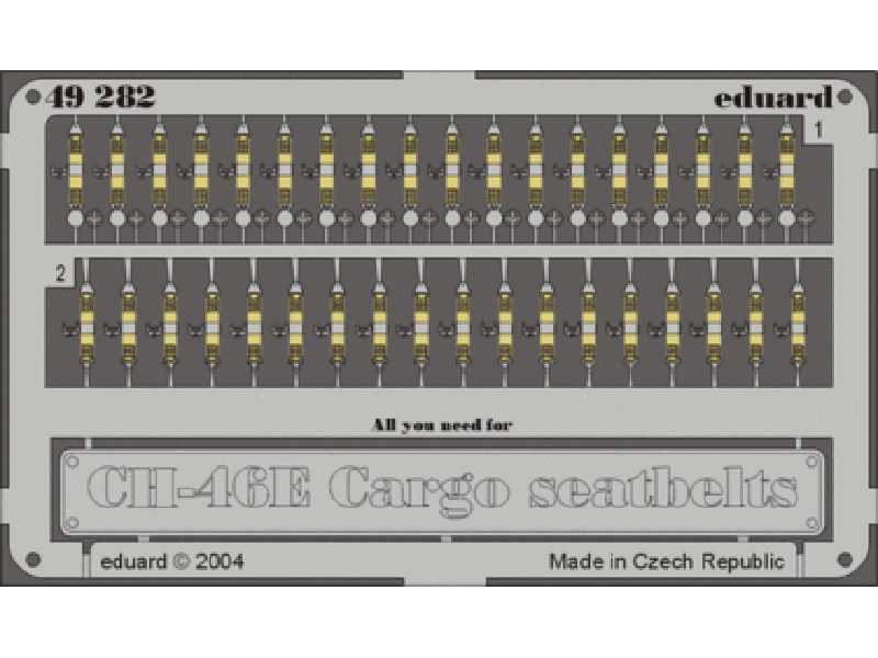 CH-46E/ D seatbelts cargo type 1/48 - Academy Minicraft - blasz - zdjęcie 1 CH-46E/ D seatbelts cargo type 1/48 - Academy Minicraft - blasz - zdjęcie 1