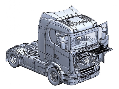 Scania S770 4x2 Normal Roof "Grey Cab" - zdjęcie 8