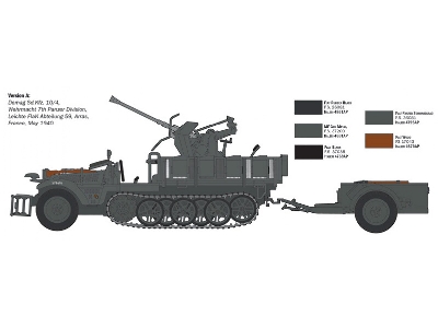 Sd. Kfz. 10/4 z działkiem przeciwlotniczym - zdjęcie 4
