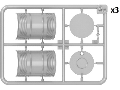 Fuel & Oil Drums 1930-50&#8217;s Set 2 - zdjęcie 2