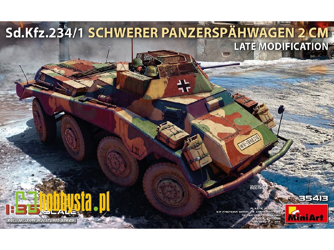Sd.Kfz.234/1 Schwerer Panzerspähwagen (2 Cm). Late Mod - zdjęcie 1 Sd.Kfz.234/1 Schwerer Panzerspähwagen (2 Cm). Late Mod - zdjęcie 1