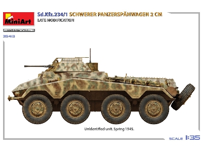 Sd.Kfz.234/1 Schwerer Panzerspähwagen (2 Cm). Late Mod - zdjęcie 5