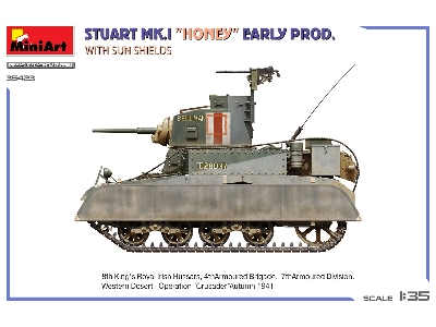 Stuart Mk.I  &#8220;honey" Early Prod. W/sun Shields - zdjęcie 8