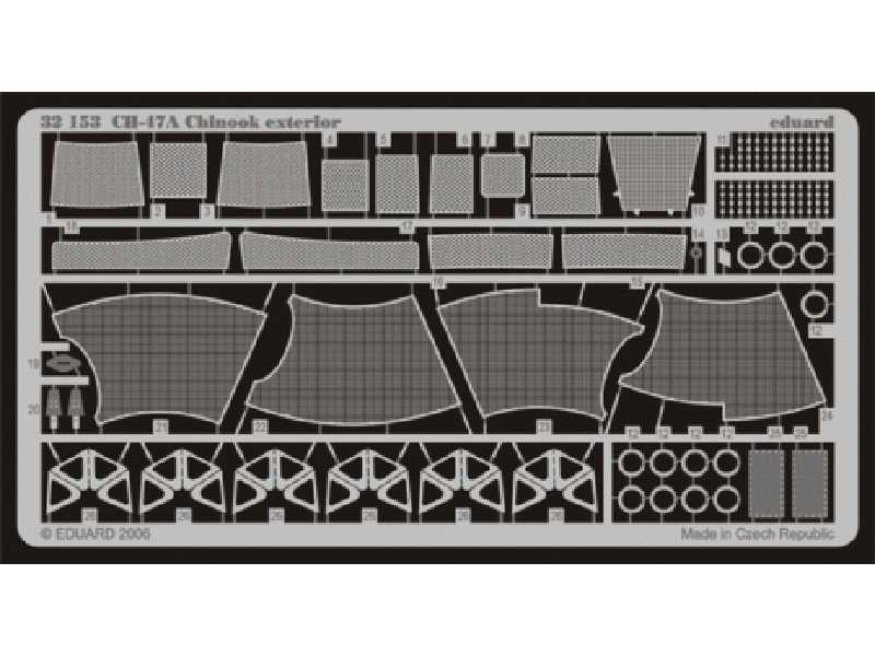 CH-47A Chinook exterior 1/35 - Trumpeter - blaszki - zdjęcie 1 CH-47A Chinook exterior 1/35 - Trumpeter - blaszki - zdjęcie 1