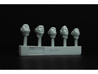 British Tank Riders (Nw Europe). Resin Heads - zdjęcie 2