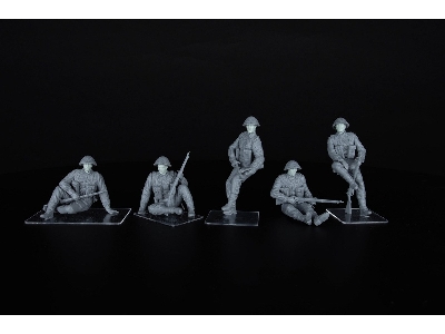 British Tank Riders (Nw Europe). Resin Heads - zdjęcie 3