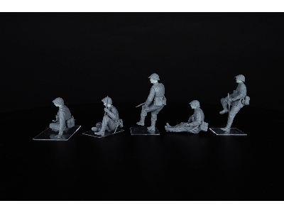 British Tank Riders (Nw Europe). Resin Heads - zdjęcie 6
