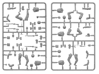 British Tank Riders (Nw Europe). Resin Heads - zdjęcie 9