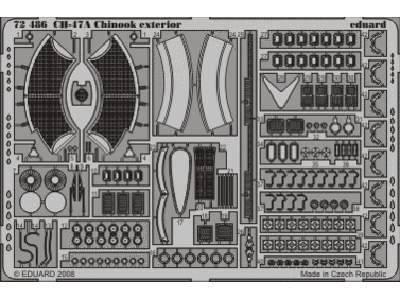  CH-47A Chinook exterior 1/72 - Trumpeter - blaszki - zdjęcie 1