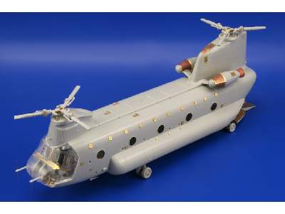  CH-47A Chinook exterior 1/72 - Trumpeter - blaszki - zdjęcie 2