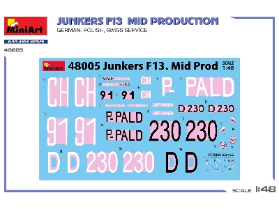 Junkers F13. Mid Prod. German, Polish, Swiss Service - zdjęcie 10