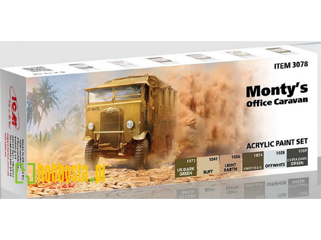 Acrylic Paint Set For Monty's Office Caravan - zdjęcie 1 Acrylic Paint Set For Monty's Office Caravan - zdjęcie 1
