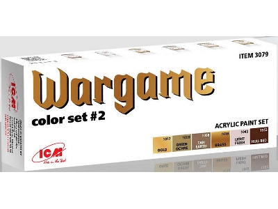Acrylic Paint Set For Wargame Color Set # 2 - zdjęcie 1