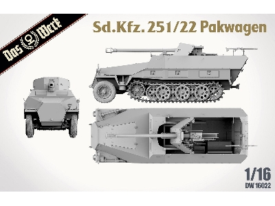 Sd.Kfz. 251/22 Ausf.D 'pakwagen' 2 In 1 - zdjęcie 5