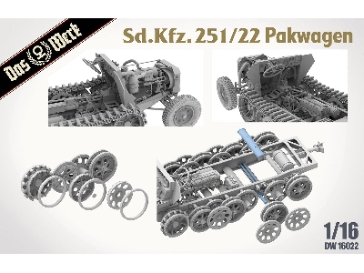 Sd.Kfz. 251/22 Ausf.D 'pakwagen' 2 In 1 - zdjęcie 6