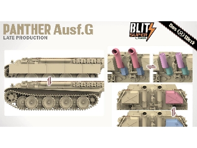 Panther Ausf. G (Late Production) Panzerkampfwagen V Sd.Kfz.171 - zdjęcie 10