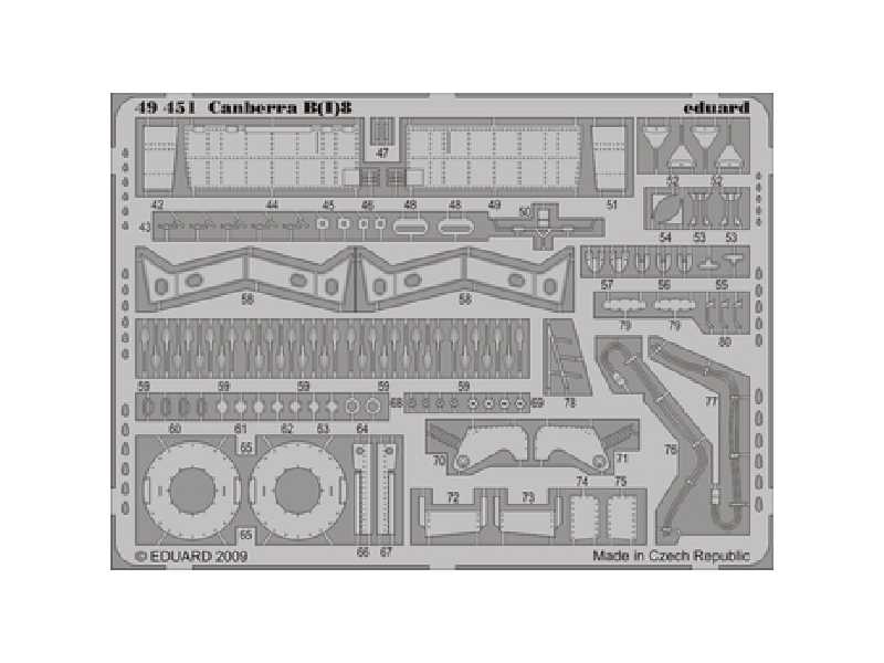 Canberra B(I)8 S. A. 1/48 - Airfix - blaszki - zdjęcie 1 Canberra B(I)8 S. A. 1/48 - Airfix - blaszki - zdjęcie 1
