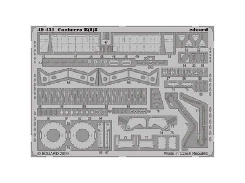  Canberra B(I)8 S. A. 1/48 - Airfix - blaszki - zdjęcie 1