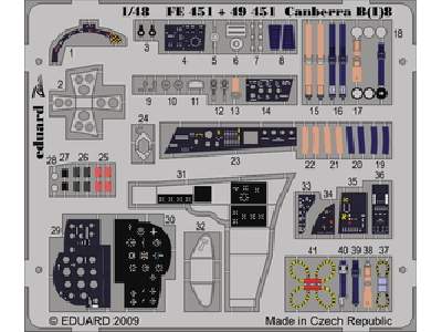  Canberra B(I)8 S. A. 1/48 - Airfix - blaszki - zdjęcie 1