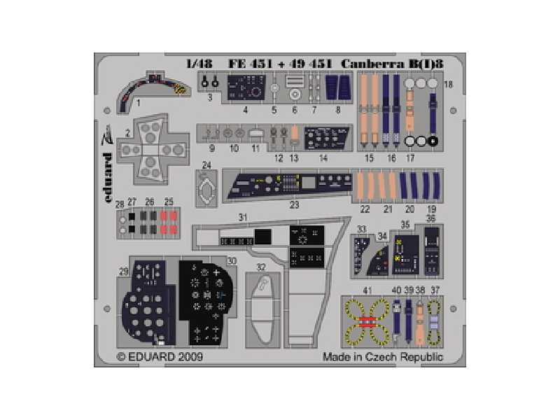  Canberra B(I)8 S. A. 1/48 - Airfix - blaszki - zdjęcie 1