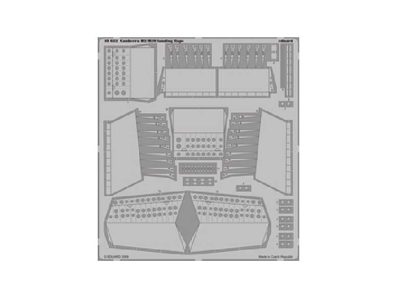 Canberra B2/ B20 landing flaps 1/48 - Airfix - blaszki - zdjęcie 1 Canberra B2/ B20 landing flaps 1/48 - Airfix - blaszki - zdjęcie 1