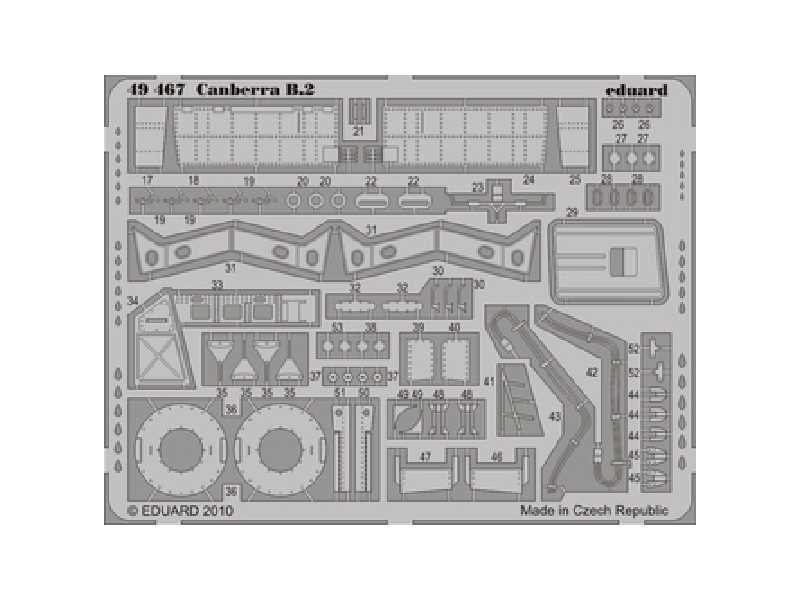 Canberra B2 S. A. 1/48 - Airfix - blaszki - zdjęcie 1 Canberra B2 S. A. 1/48 - Airfix - blaszki - zdjęcie 1
