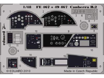  Canberra B2 S. A. 1/48 - Airfix - blaszki - zdjęcie 1