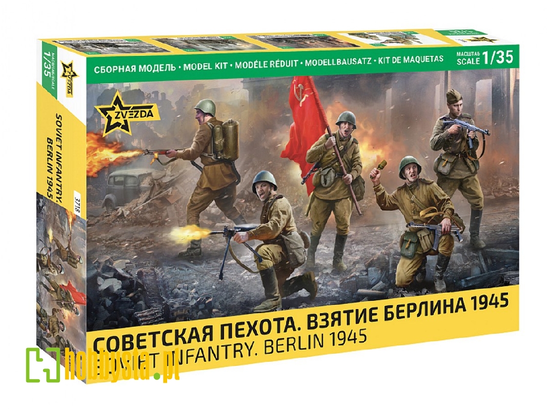 Sowiecka piechota - Berlin 1945 - zdjęcie 1 Sowiecka piechota - Berlin 1945 - zdjęcie 1