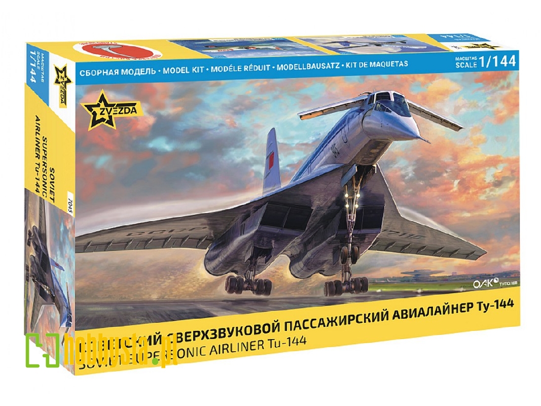 Tu-144 radziecki naddźwiękowy samolot pasażerski - zdjęcie 1 Tu-144 radziecki naddźwiękowy samolot pasażerski - zdjęcie 1