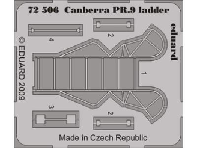  Canberra PR.9 ladder 1/72 - Airfix - blaszki - zdjęcie 1