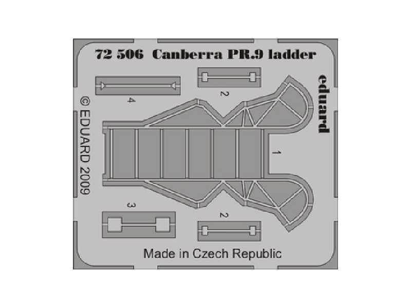 Canberra PR.9 ladder 1/72 - Airfix - blaszki - zdjęcie 1 Canberra PR.9 ladder 1/72 - Airfix - blaszki - zdjęcie 1