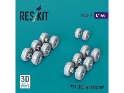 777-300 Wheels Set (3d Printed) - zdjęcie 1