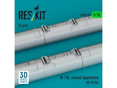 B-13l Rocket Launchers (2pcs) (Mi-8/24) (3d Printed) - zdjęcie 3