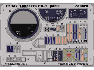  Canberra PR.9 S. A. 1/48 - Airfix - blaszki - zdjęcie 2