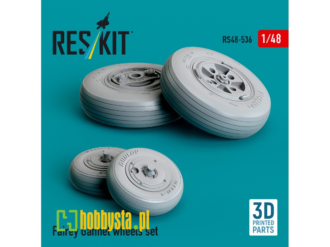 Fairey Gannet Wheels Set (3d Printed) - zdjęcie 1 Fairey Gannet Wheels Set (3d Printed) - zdjęcie 1