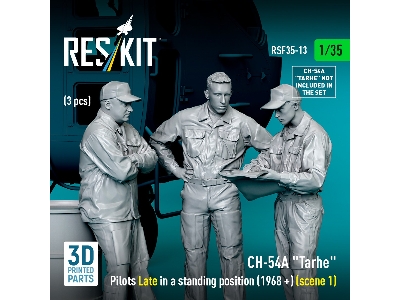 Ch-54a 'tarhe' Pilots Late In A Standing Position (1968+) (Scene 1) (3pcs) (3d Printed) - zdjęcie 4
