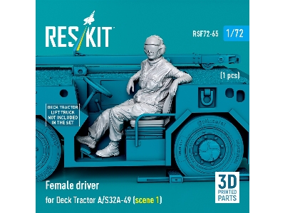 Female Driver For Deck Tractor A/S32a-49 (Scene 1) (1pc) (3d Printed) - zdjęcie 2