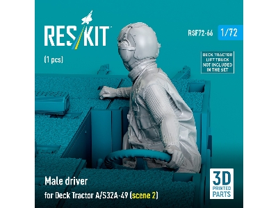 Male Driver For Deck Tractor A/S32a-49 (Scene 2) (1pc) (3d Printed) - zdjęcie 3