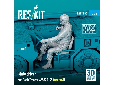 Male Driver For Deck Tractor A/S32a-49 (Scene 3) (1pc) (3d Printed) - zdjęcie 1