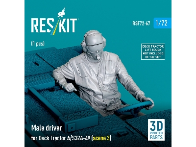 Male Driver For Deck Tractor A/S32a-49 (Scene 3) (1pc) (3d Printed) - zdjęcie 2