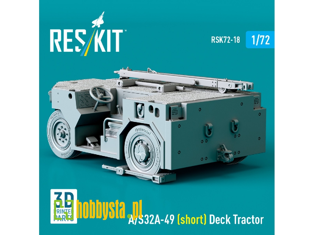 A/S32a-49 (Short) Deck Tractor (3d Printed Model Kit) - zdjęcie 1 A/S32a-49 (Short) Deck Tractor (3d Printed Model Kit) - zdjęcie 1