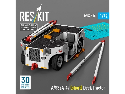 A/S32a-49 (Short) Deck Tractor (3d Printed Model Kit) - zdjęcie 2
