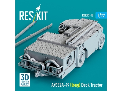 A/S32a-49 (Long) Deck Tractor (3d Printed Model Kit) - zdjęcie 1