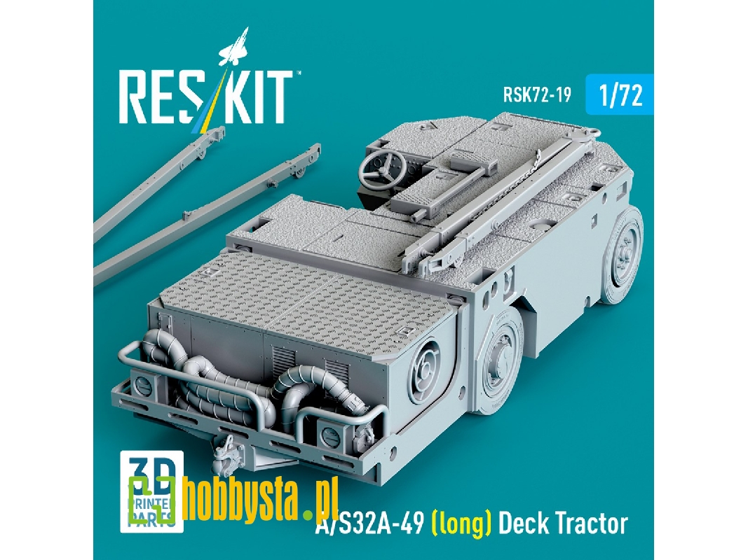 A/S32a-49 (Long) Deck Tractor (3d Printed Model Kit) - zdjęcie 1 A/S32a-49 (Long) Deck Tractor (3d Printed Model Kit) - zdjęcie 1