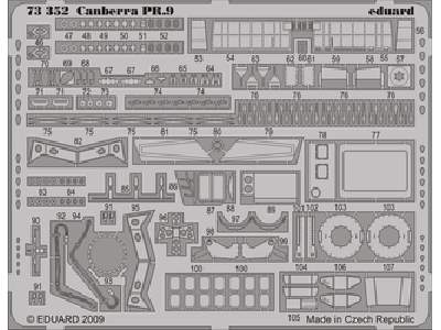  Canberra PR.9 S. A. 1/72 - Airfix - blaszki - zdjęcie 1