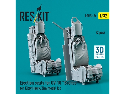 Ejection Seats For Ov-10 'bronco' (2pcs) For Kitty Hawk/Zimimodel Kit (3d Printed) - zdjęcie 2