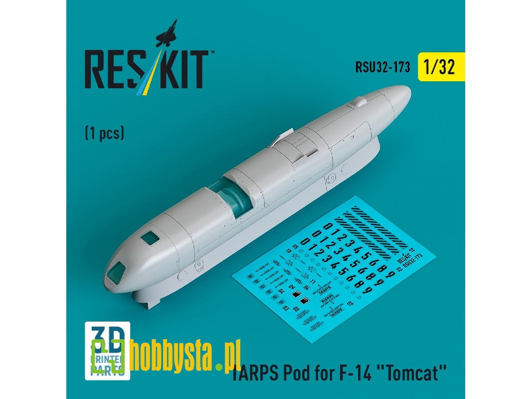Tarps Pod For F-14 'tomcat' (1pc) (3d Printed) - zdjęcie 1 Tarps Pod For F-14 'tomcat' (1pc) (3d Printed) - zdjęcie 1