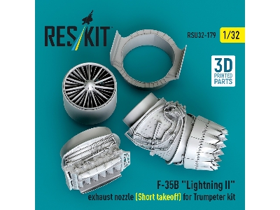 F-35b 'lightning Ii' Exhaust Nozzle (Short Takeoff) For Trumpeter Kit (3d Printed) - zdjęcie 4
