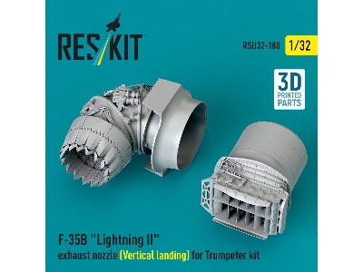 F-35b 'lightning Ii' Exhaust Nozzle (Vertical Landing) For Trumpeter Kit (3d Printed) - zdjęcie 1