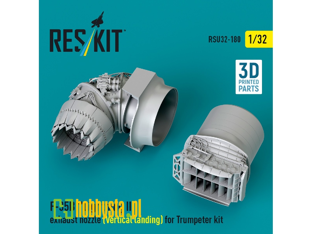 F-35b 'lightning Ii' Exhaust Nozzle (Vertical Landing) For Trumpeter Kit (3d Printed) - zdjęcie 1 F-35b 'lightning Ii' Exhaust Nozzle (Vertical Landing) For Trumpeter Kit (3d Printed) - zdjęcie 1